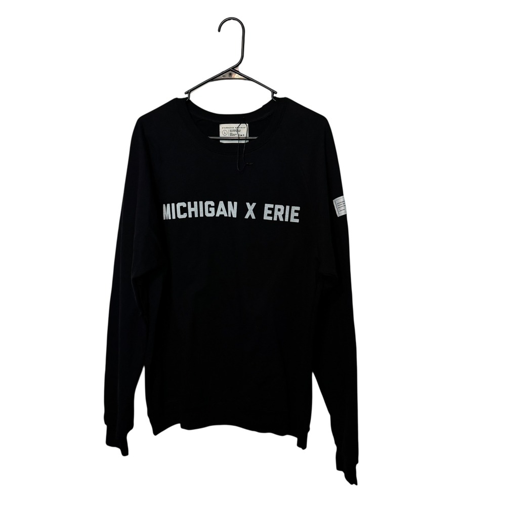 Starbucks Reserve Roastery Chicago Michigan x Erie Black Sweatshirt Mens Large